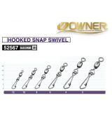 OWNER 52567 HOOKED SNAP SWIVEL