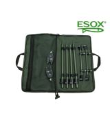 Esox Uni Set - Hrazdy s tyčou + 2x signalizátor Esox SOS