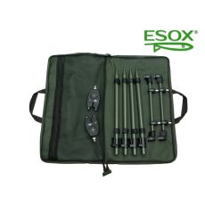 Esox Uni Set - Hrazdy s tyčou + 2x signalizátor Esox SOS