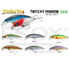 Strike Pro - Twitchy Minnow - 4,8 cm - X04