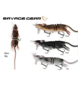 SavageGear 3D RAT - 30cm - farba : Šedá