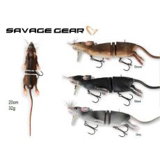 SavageGear 3D RAT - 30cm - farba : hnedá