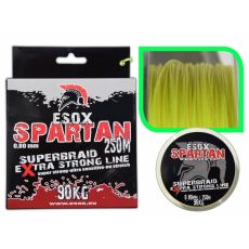 Spletaná šnúra Spartan Fluo-žltá 250m/0,80mm/90kg