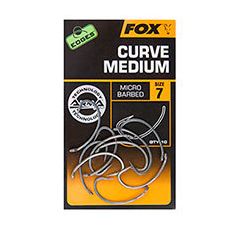 EDGES CURVE SHANK MEDIUM HOOKS x10