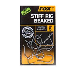 EDGES STIFF RIG BEAKED HOOKS x10