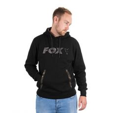 FOX MIKINA S KAPUCNOU BLACK/CAMO