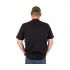 BLACK CAT DISTRESSED LOGO BLACK T-SHIRT